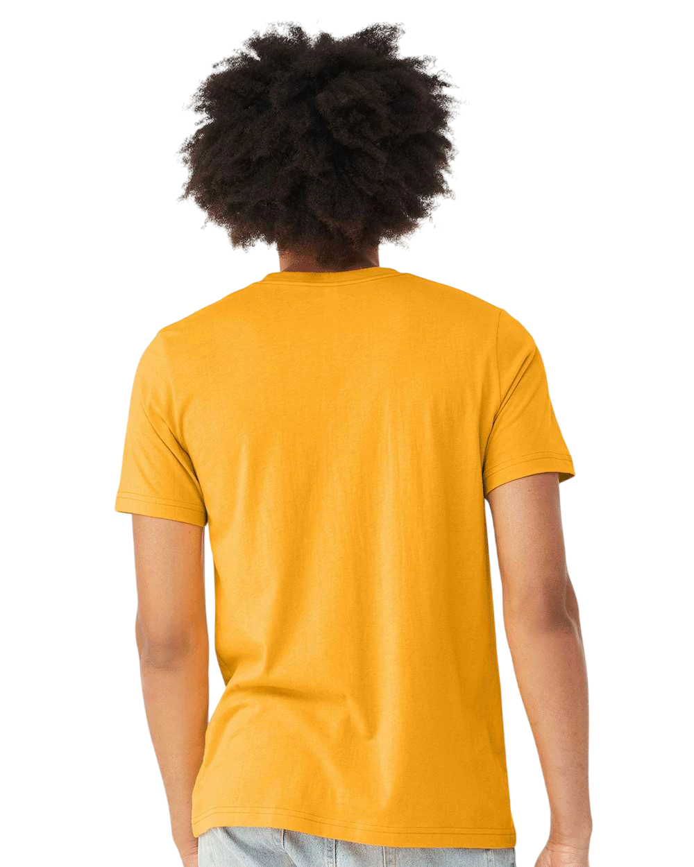 Custom T-Shirts Heather Gold - Bella + Canvas 3001CVC | Jiffy Custom Print