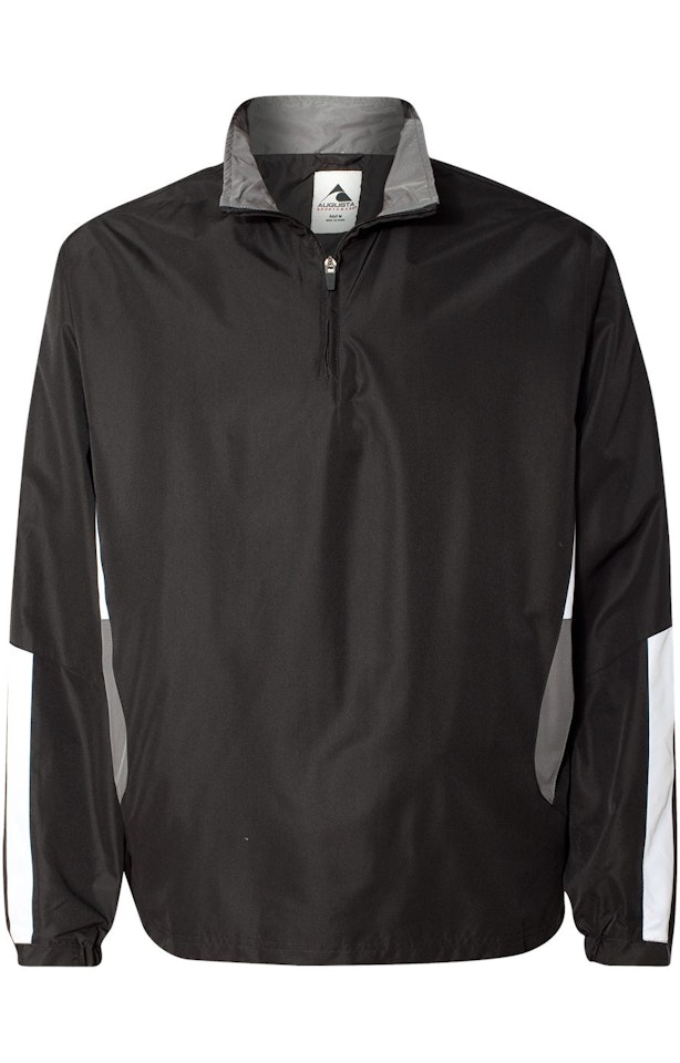 Augusta Sportswear 3720 Black / Graphite / White