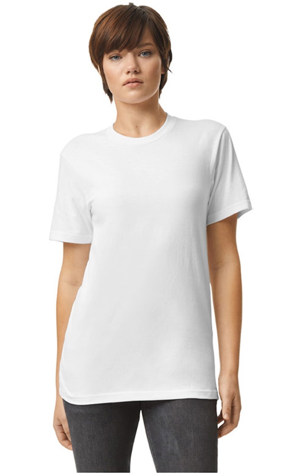 American Apparel Unisex Cvc T Shirt 2001 Cvc White | Jiffy