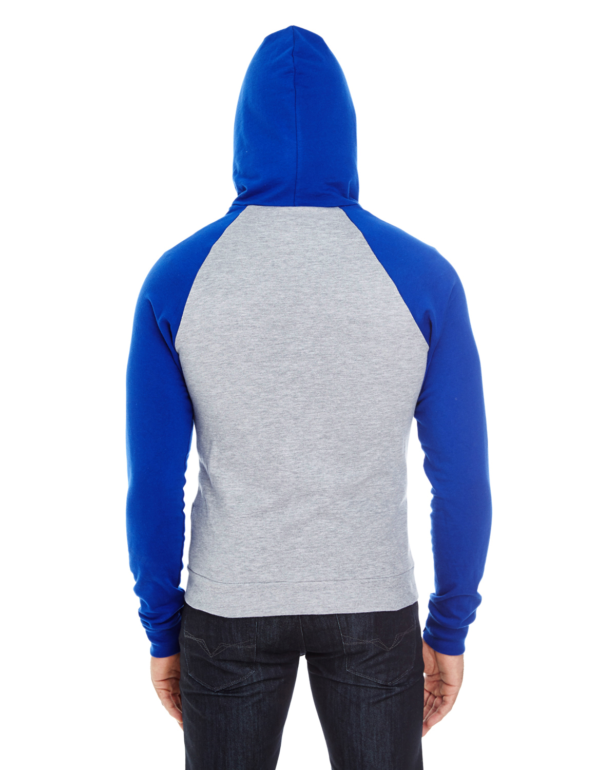 American Apparel 5497W Heather Gray / Lapis