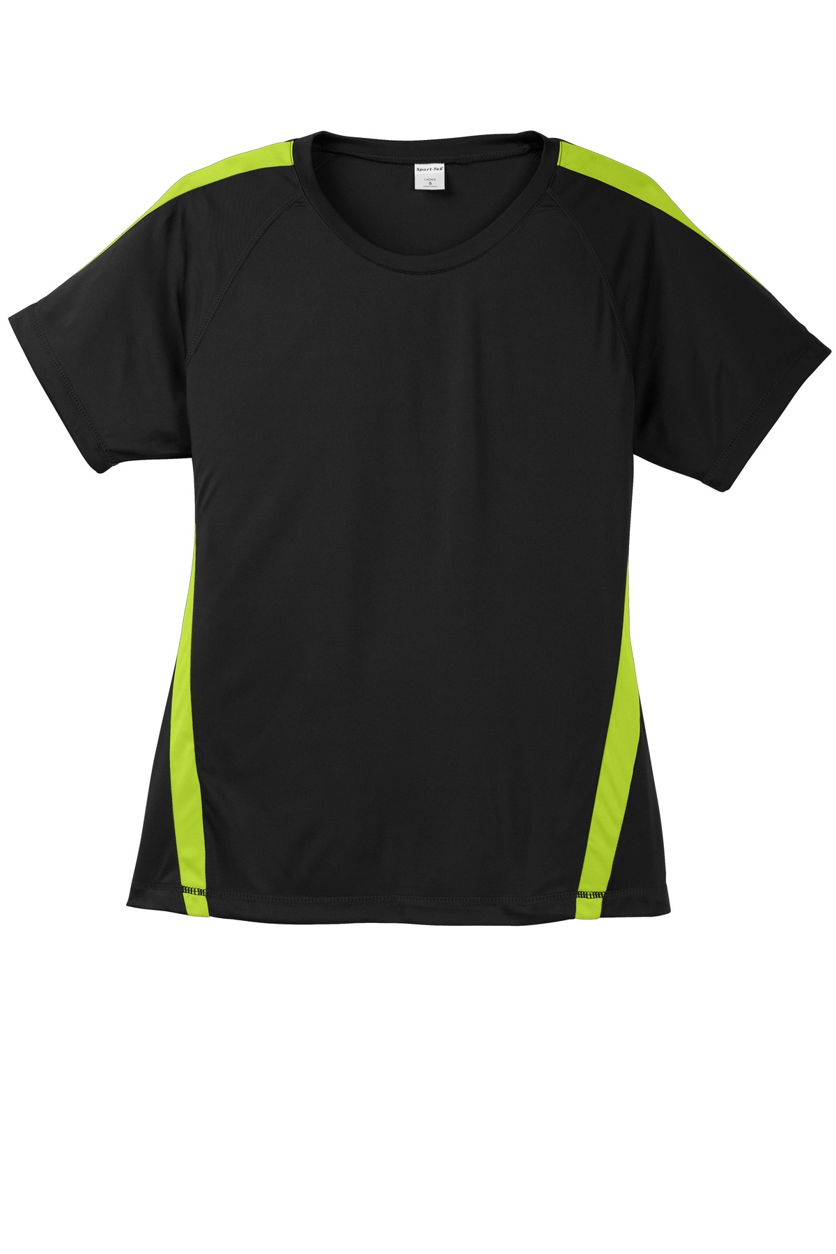 Sport-Tek LST351 Black / Lime Shock