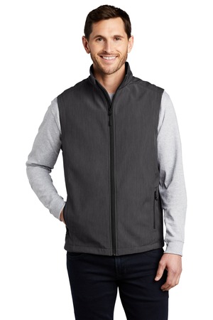 Port Authority J325 Black Charcoal Heather