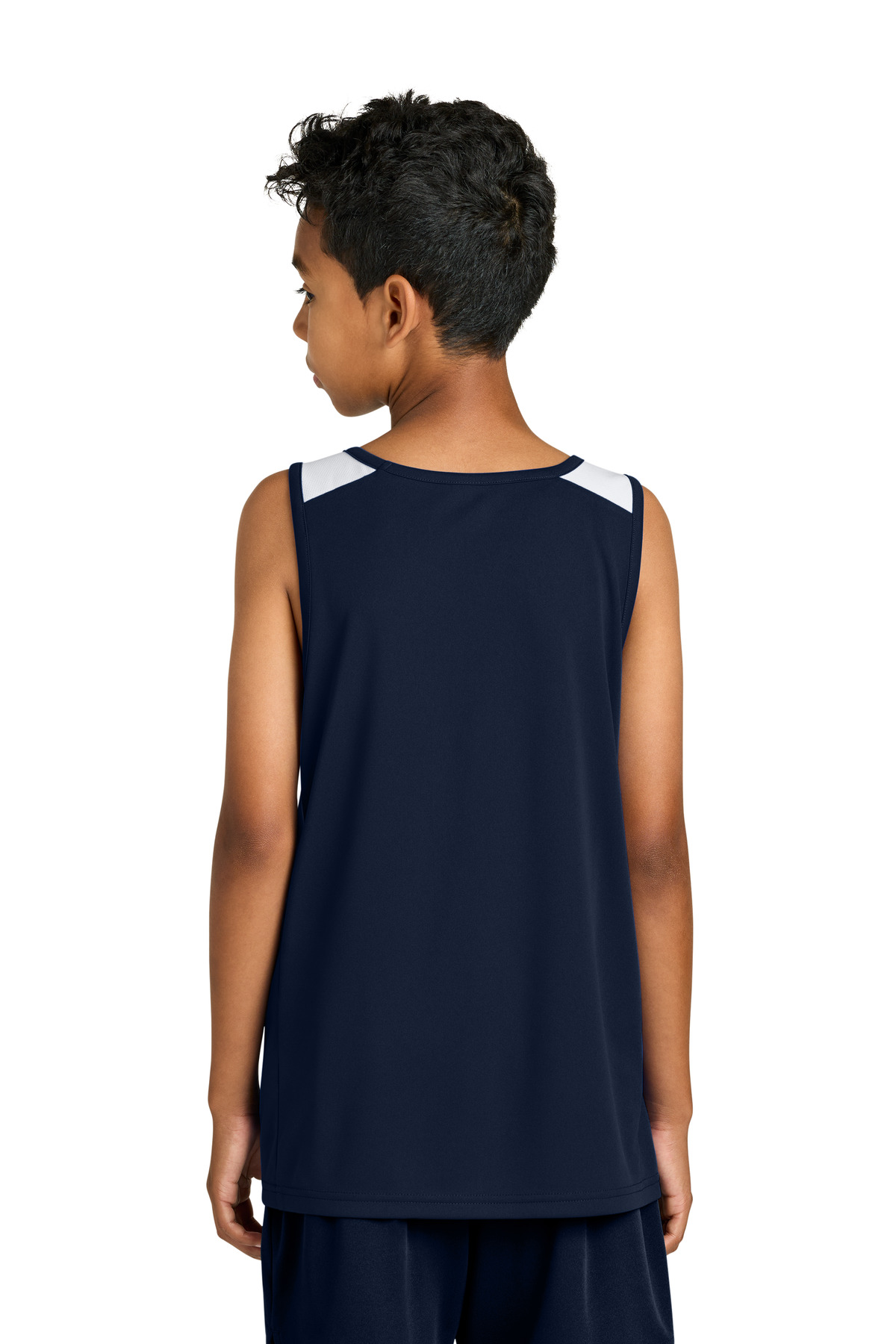 Sport-Tek YST446 True Navy/ White