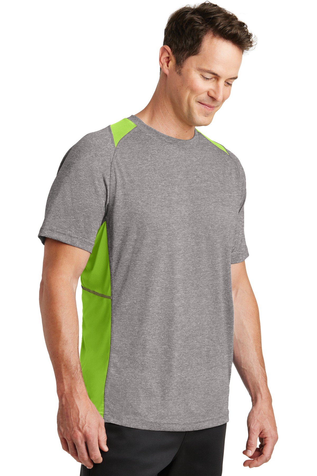 Sport-Tek ST361 Vintage Heather / Limesh