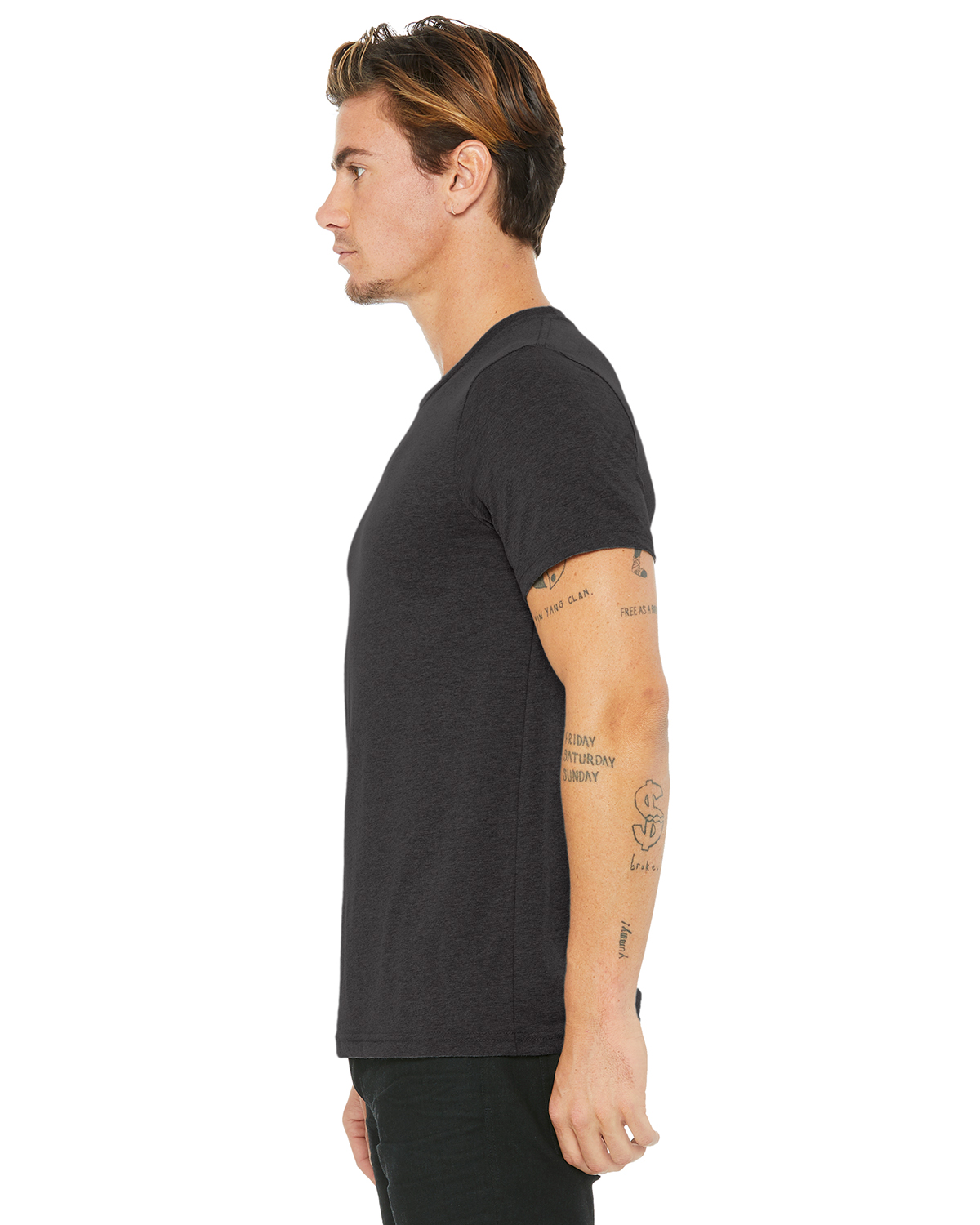 Bella + Canvas 3001U Heather Dark Gray