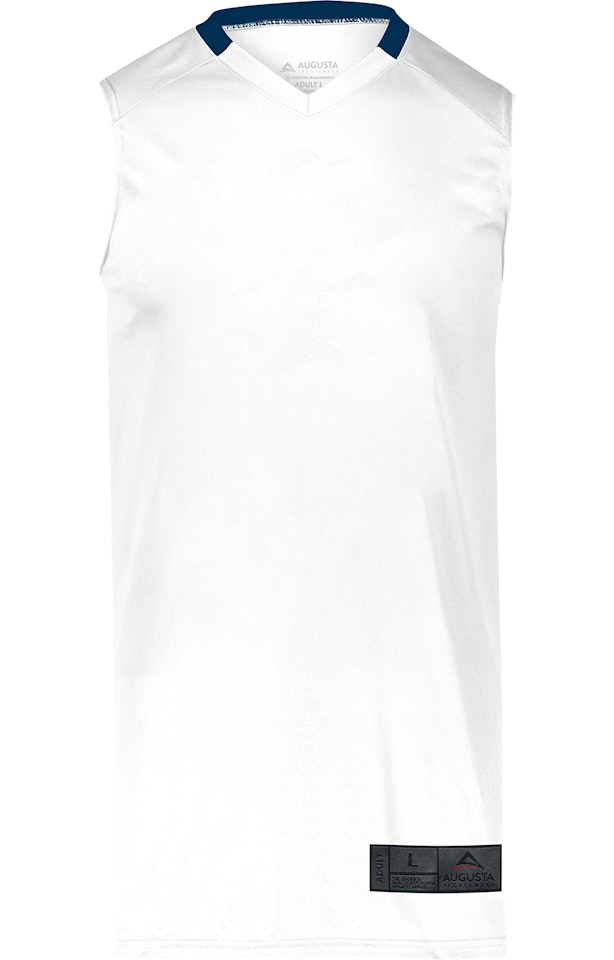 Augusta Sportswear 1731AG White / Navy
