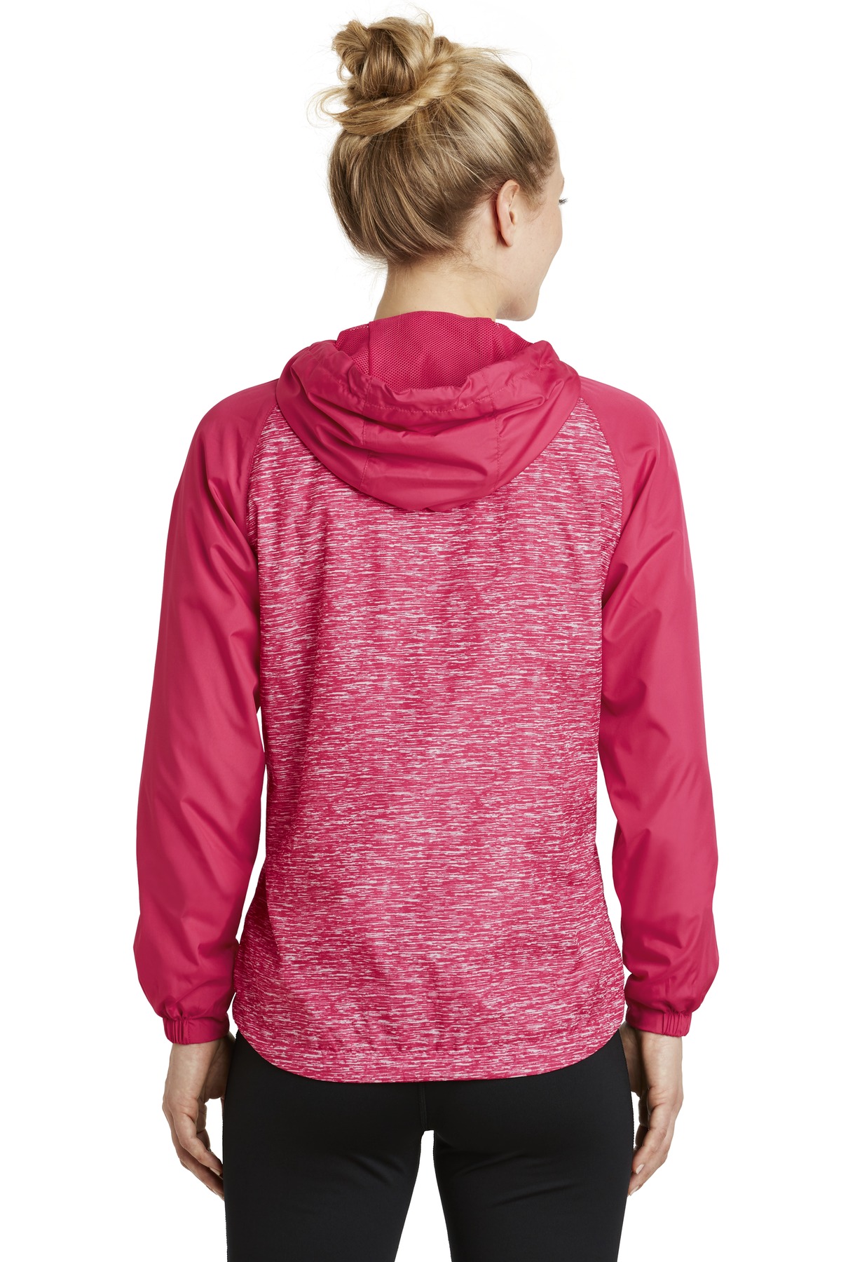Sport-Tek LST40 Pink Raspberry Heather / Pink