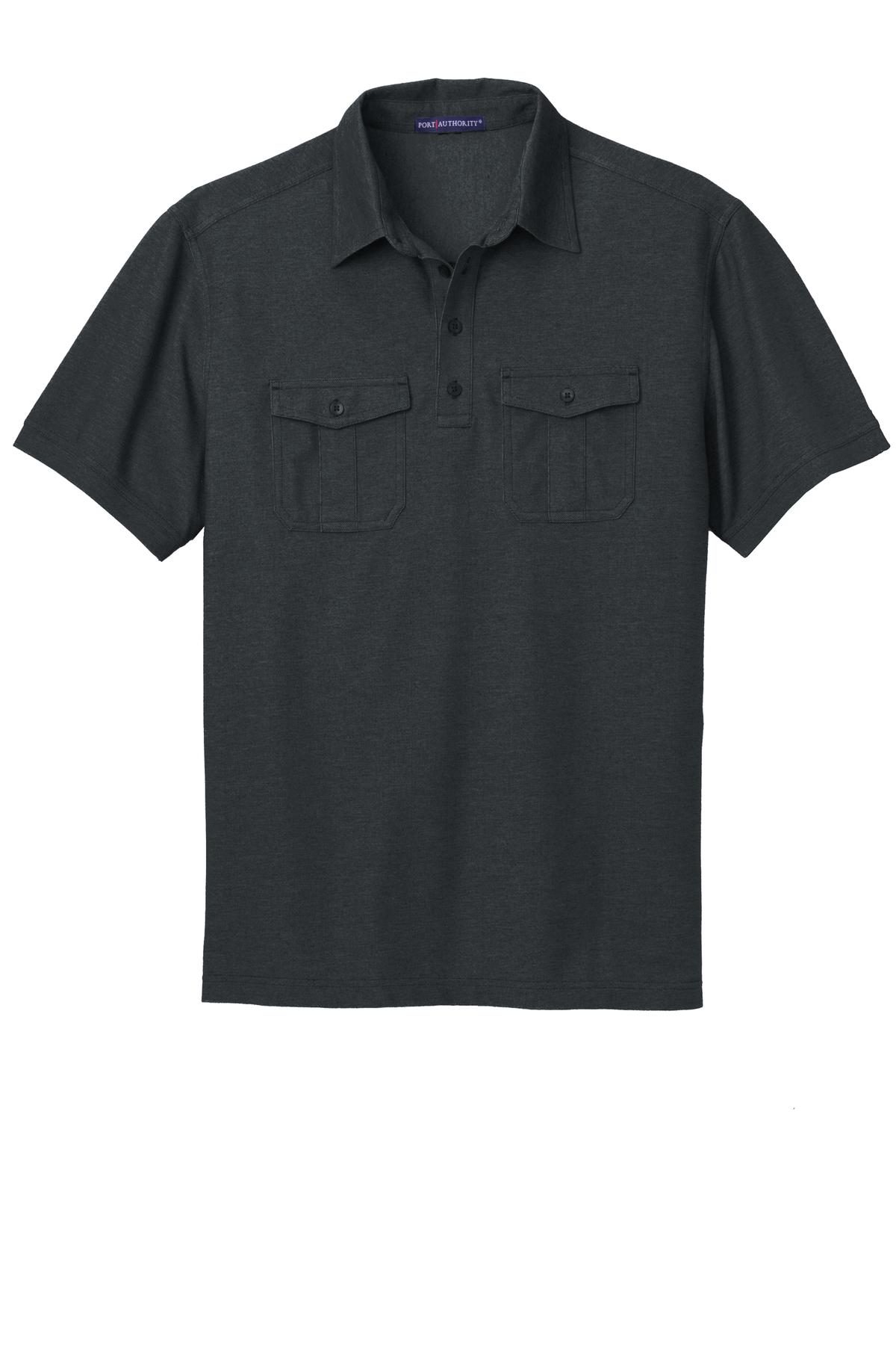 Port Authority K557 Black / Mon Gray