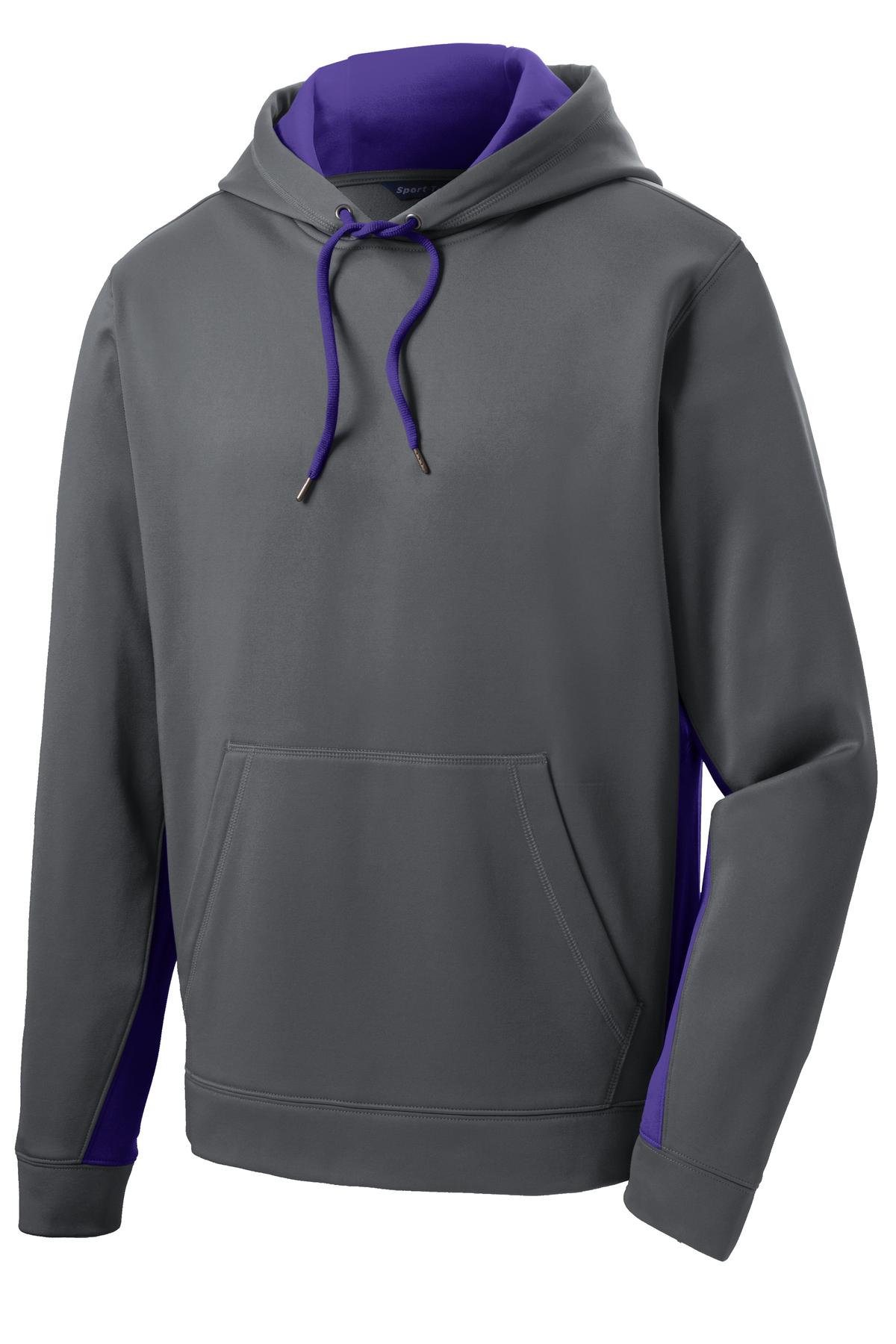 Sport-Tek ST235 Dark Smoke Gray / Purple
