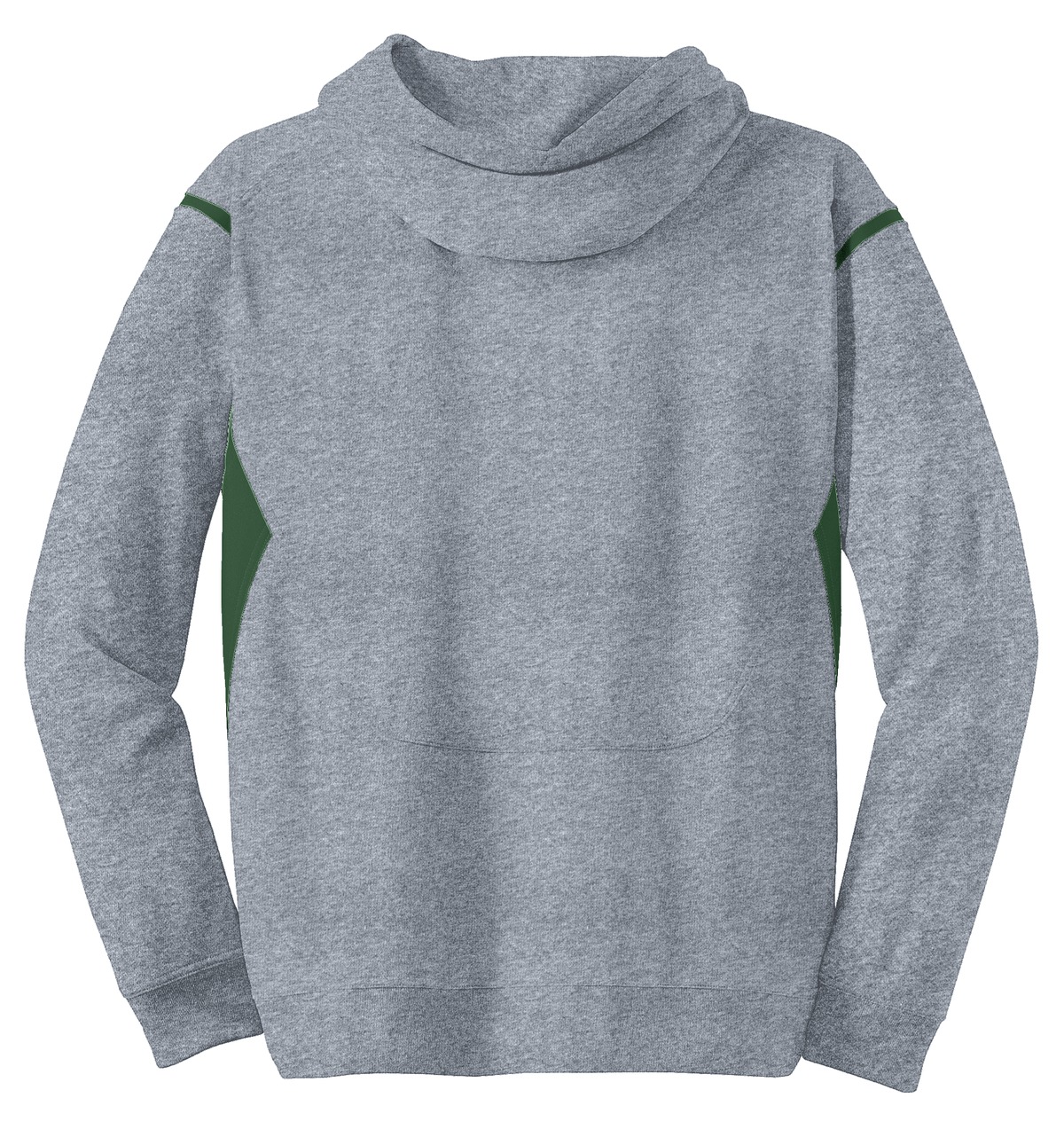 Sport-Tek TST246 Gray Heather / Forest Green