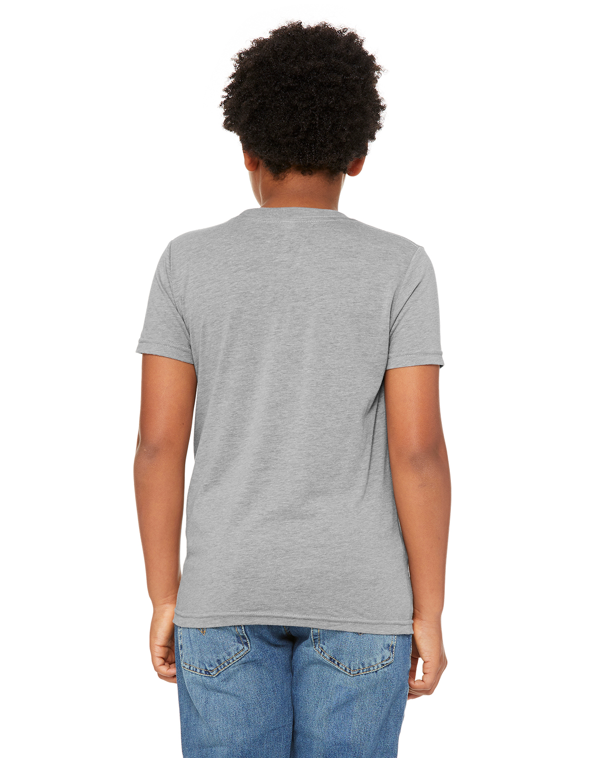 Bella + Canvas 3413Y Athletic Gray Triblend