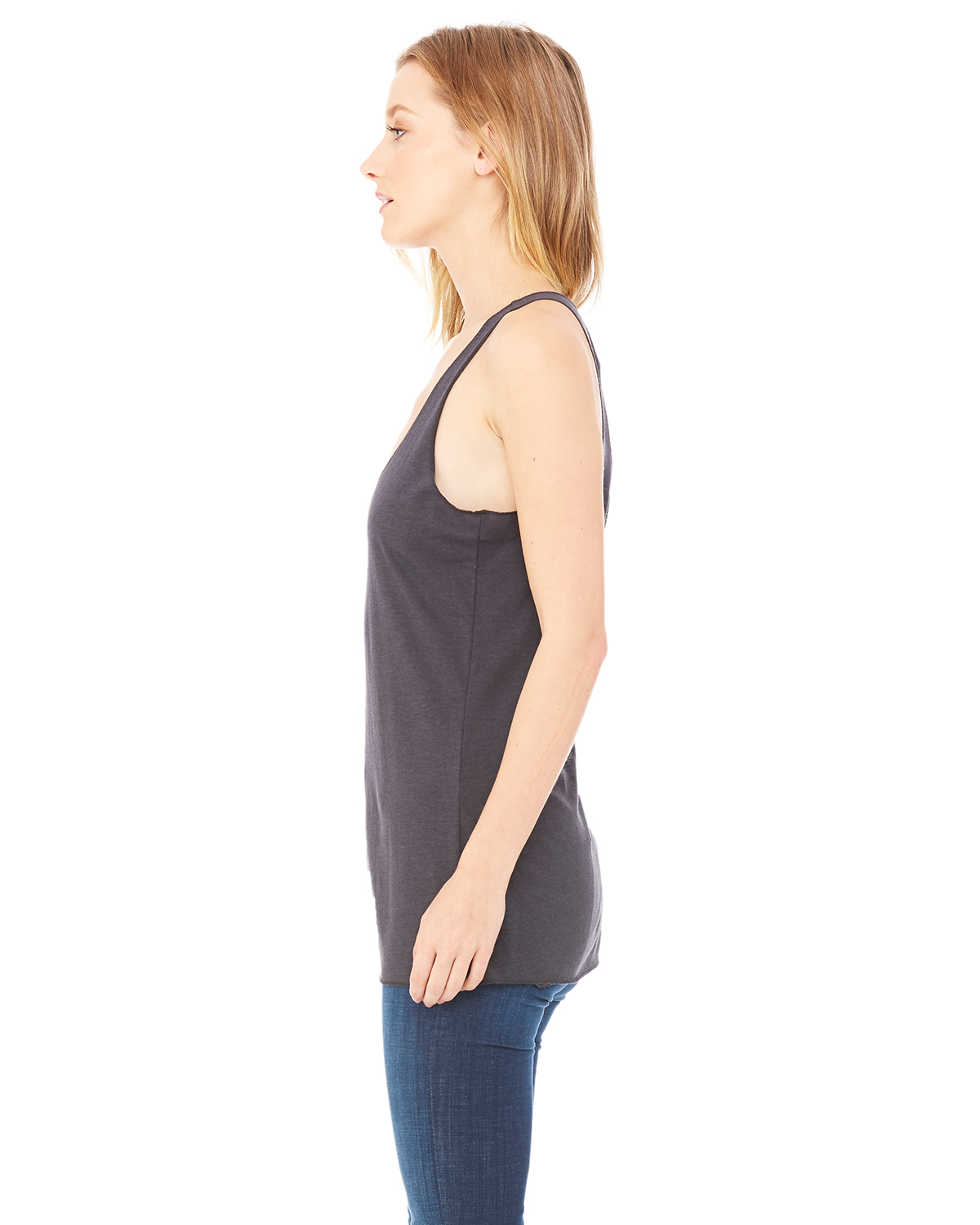 Bella + Canvas 8430 Solid Dark Gray Triblend