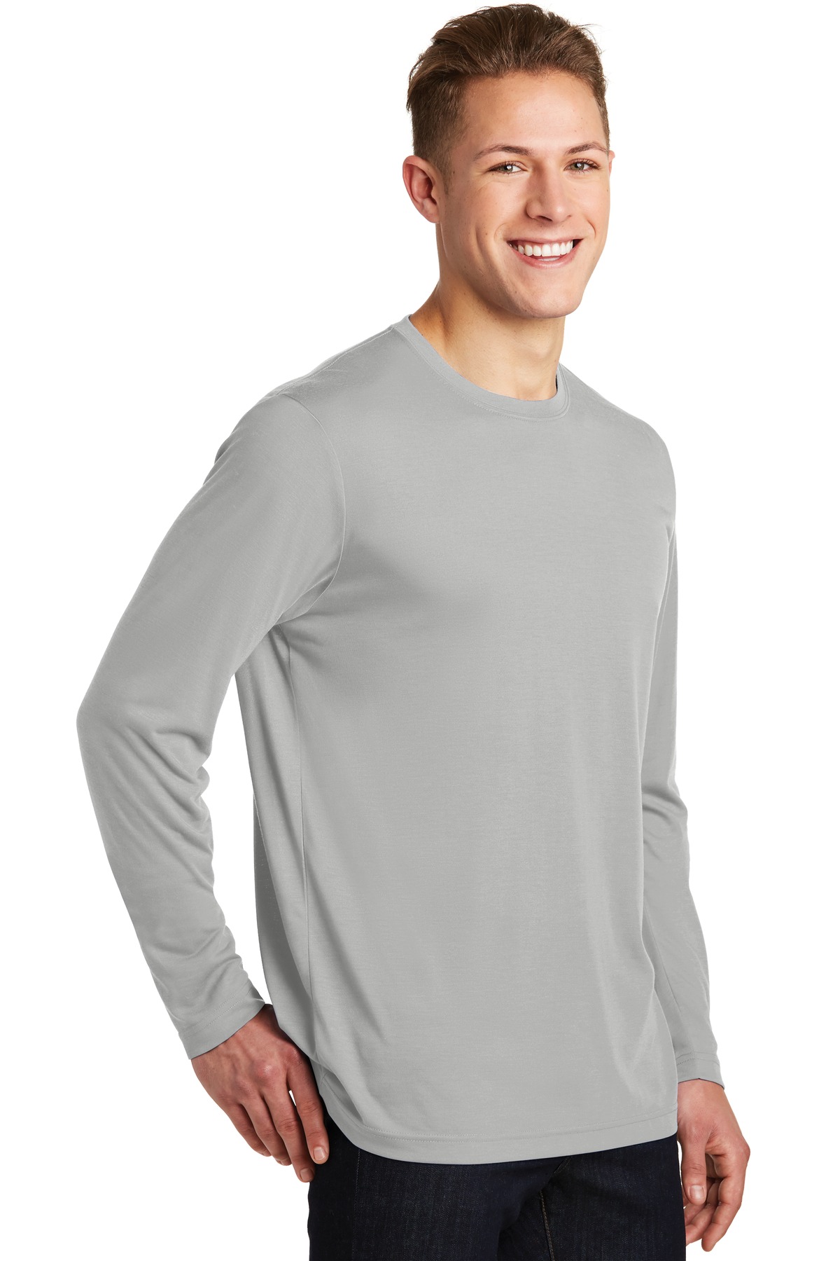 Sport-Tek ST450LS Silver