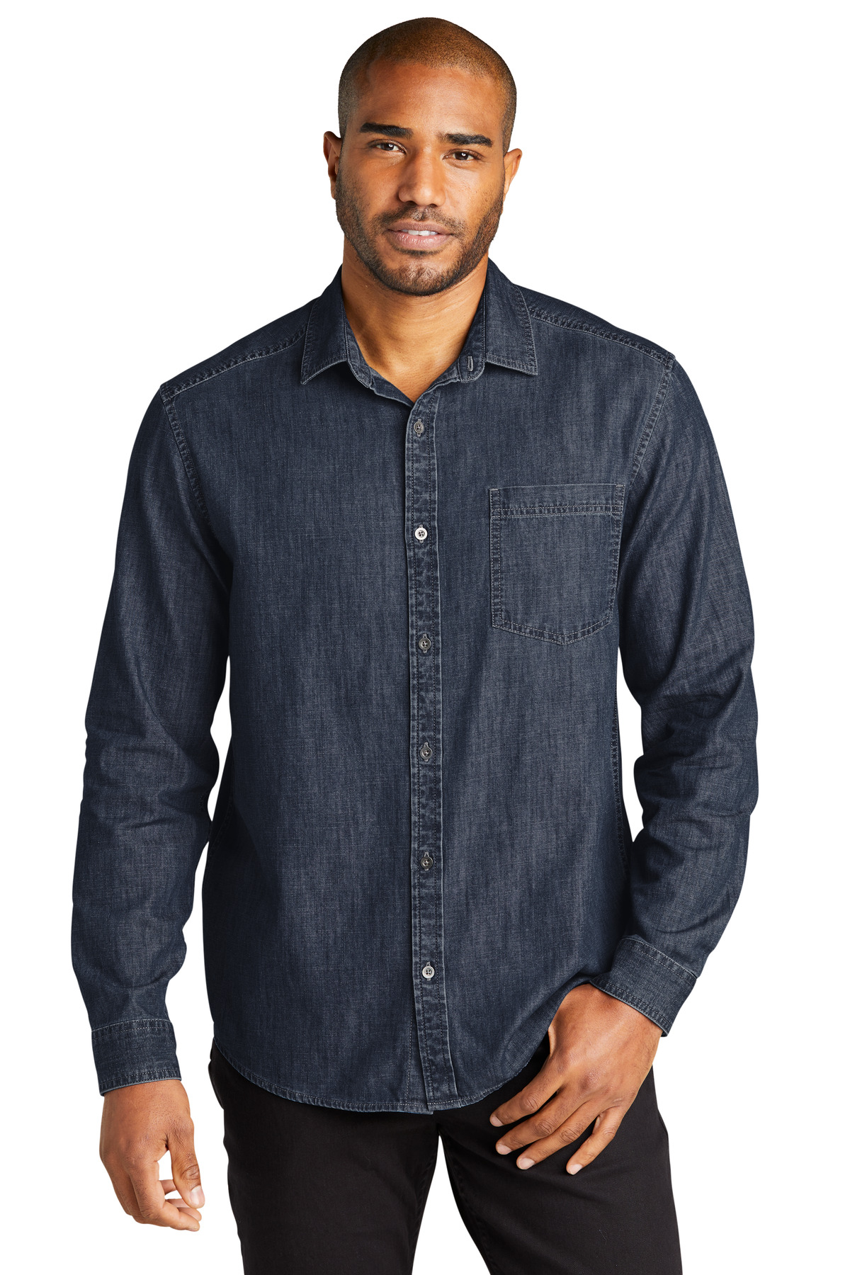 Port Authority W676 Dark Wash
