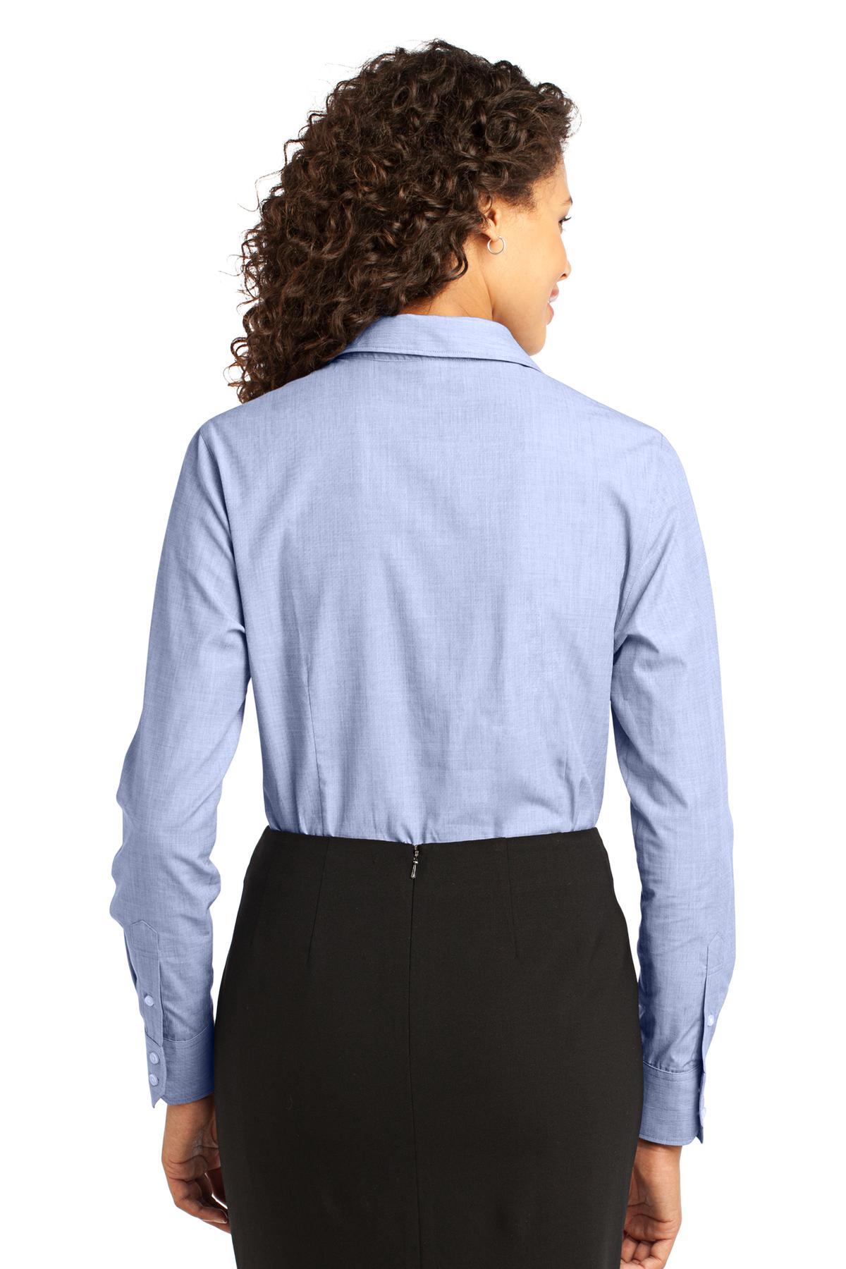 Port Authority L640 Chambray Blue