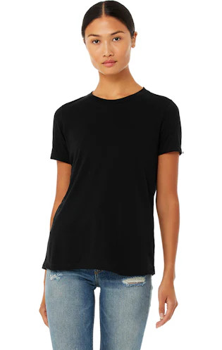 Bella + Canvas 6413 Solid Black Triblend