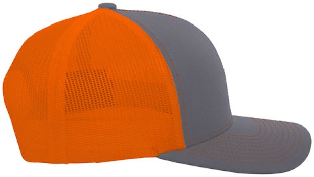 Pacific Headwear 0104PH Graphite / Neon Orange