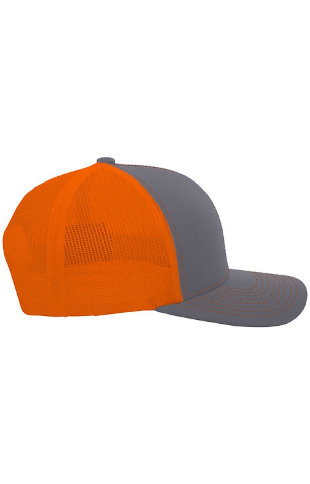 Pacific Headwear 0104PH Graphite / Neon Orange