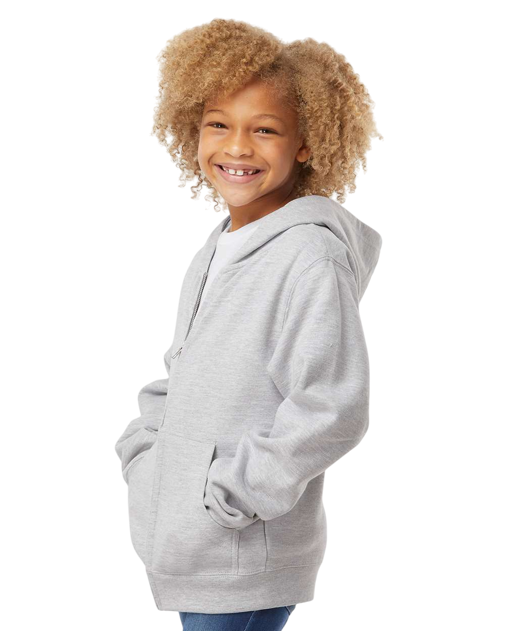 Independent Trading SS4001YZ Gray Heather