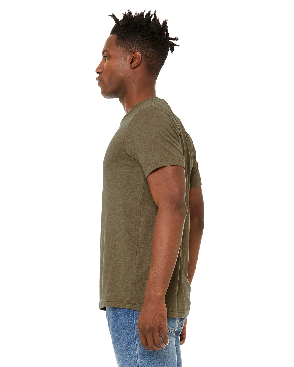 Bella + Canvas 3301C Heather Olive