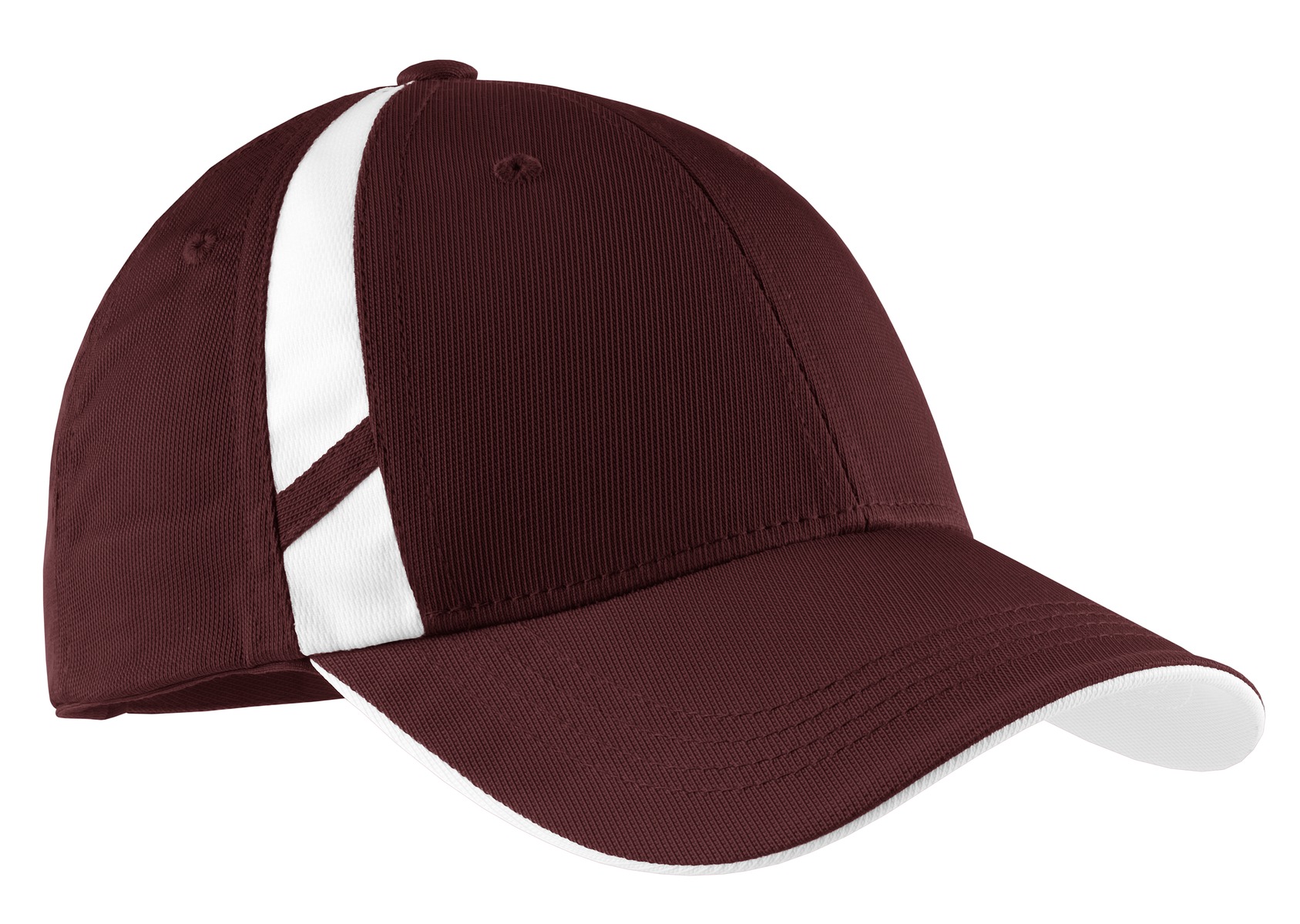 Sport-Tek STC12 Maroon / White