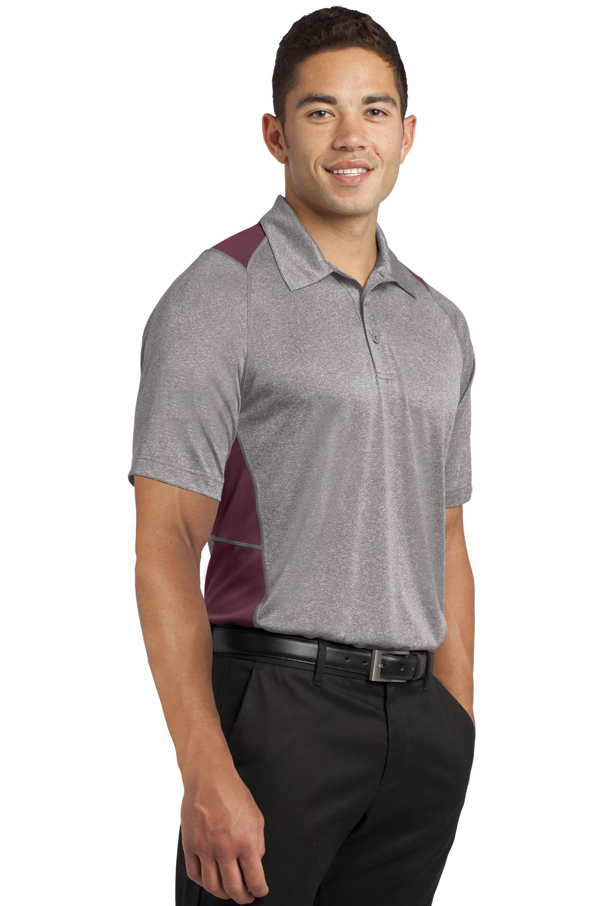Sport-Tek ST665 Vintage Heather / Maroon