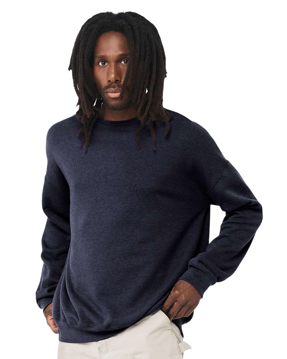 Bella + Canvas 3945 Heather Navy