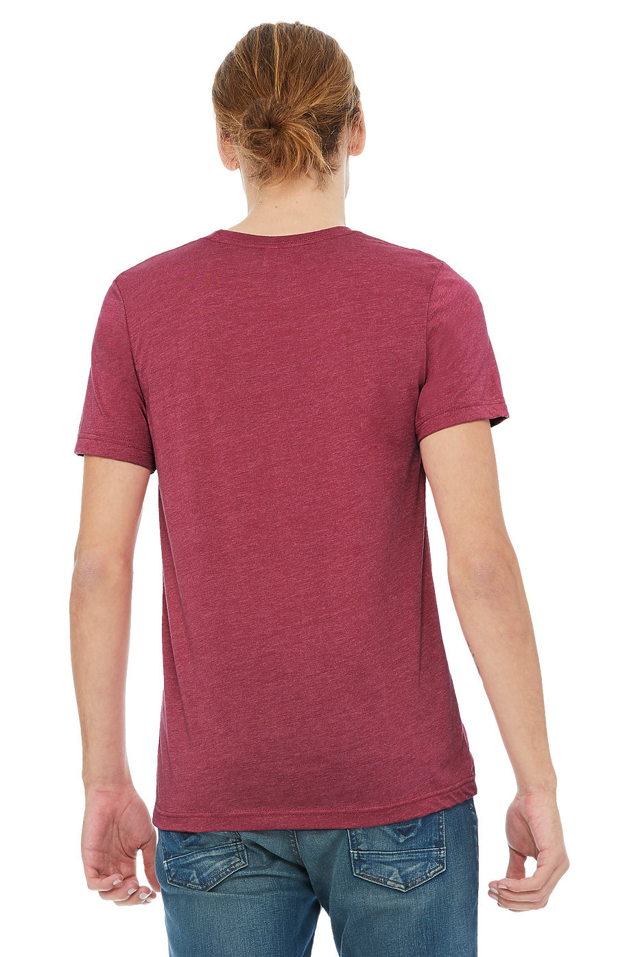 Bella + Canvas 3001C Heather Raspberry