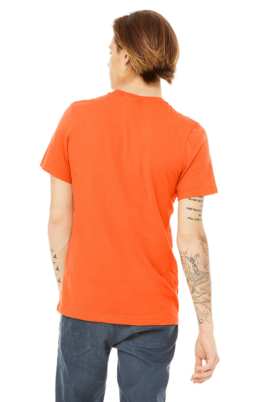 Custom T-Shirts Orange - Bella + Canvas 3001C | Jiffy Custom Print