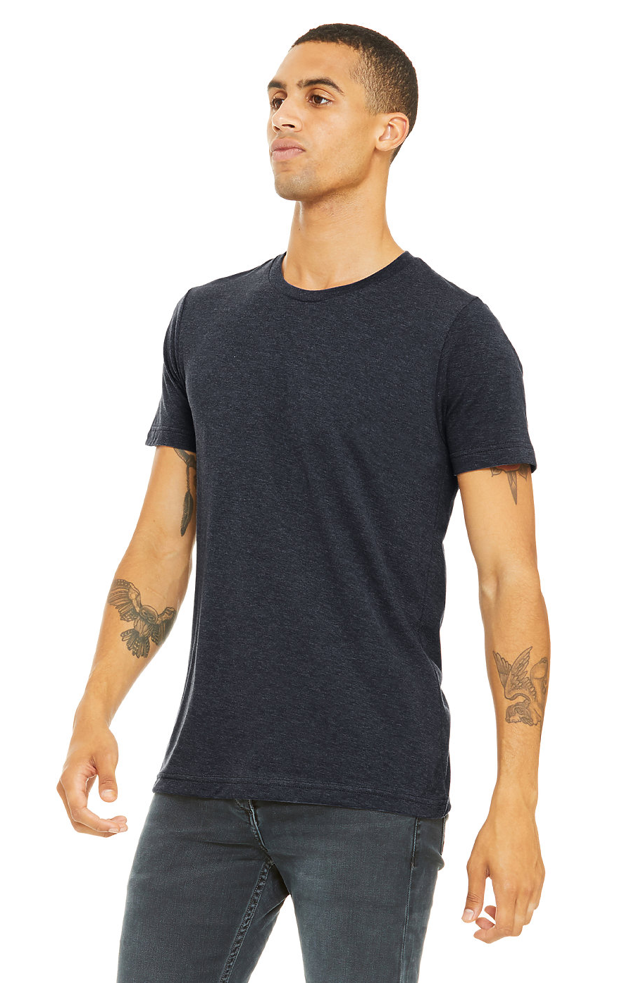 Bella + Canvas 3880 Heather Navy