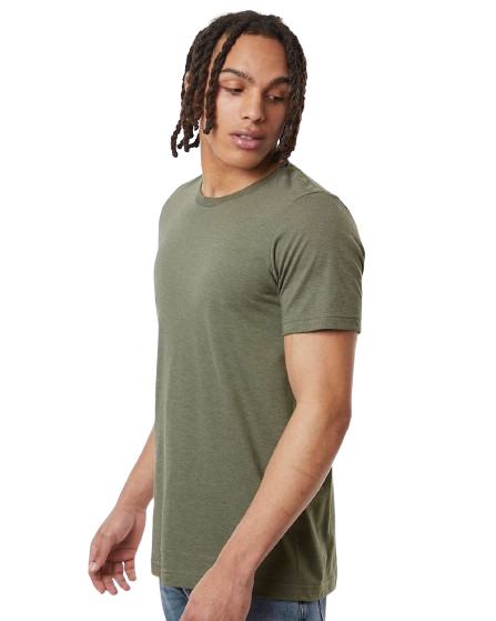 Tultex 602CVC Heather Military Green
