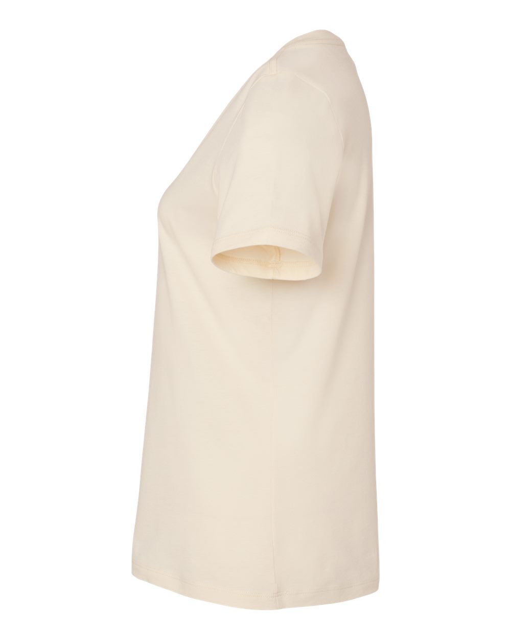 Bella Canvas Women's Relaxed Jersey V Neck T Shirt 6405 Natural | Jiffy