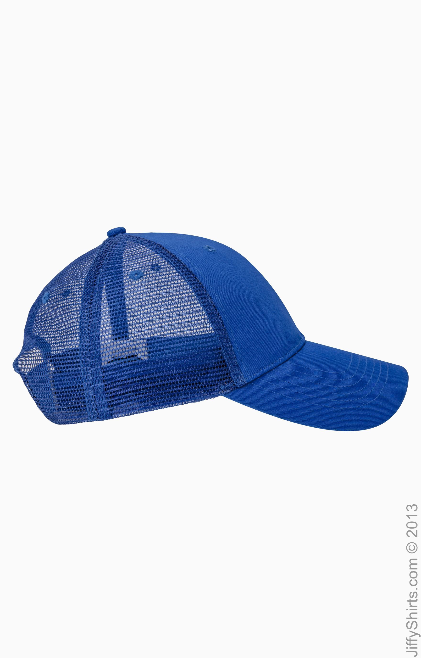 Big Accessories 6 Panel Structured Trucker Cap Bx019 Royal | Jiffy