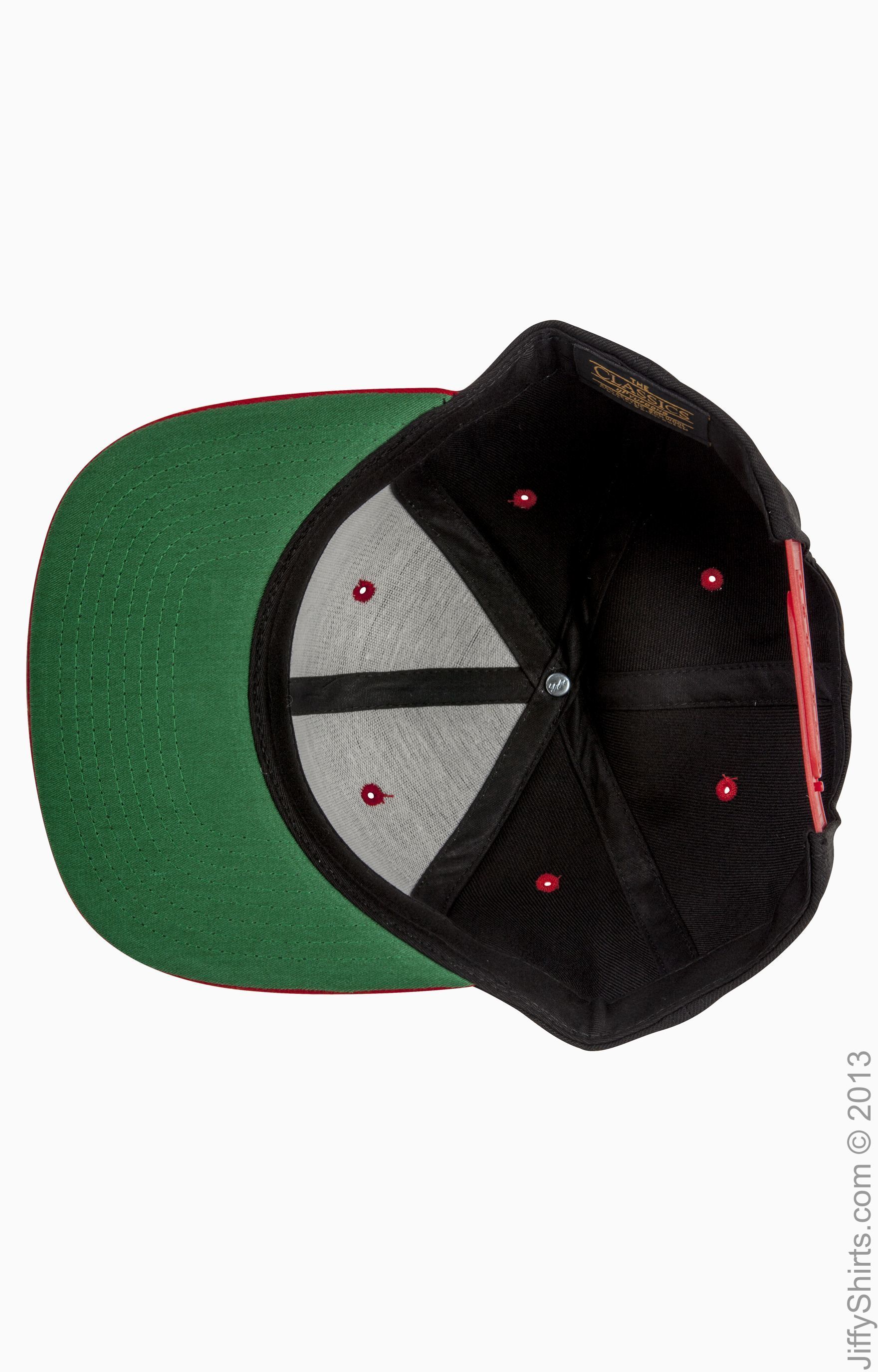 Yupoong 6089 Black / Red