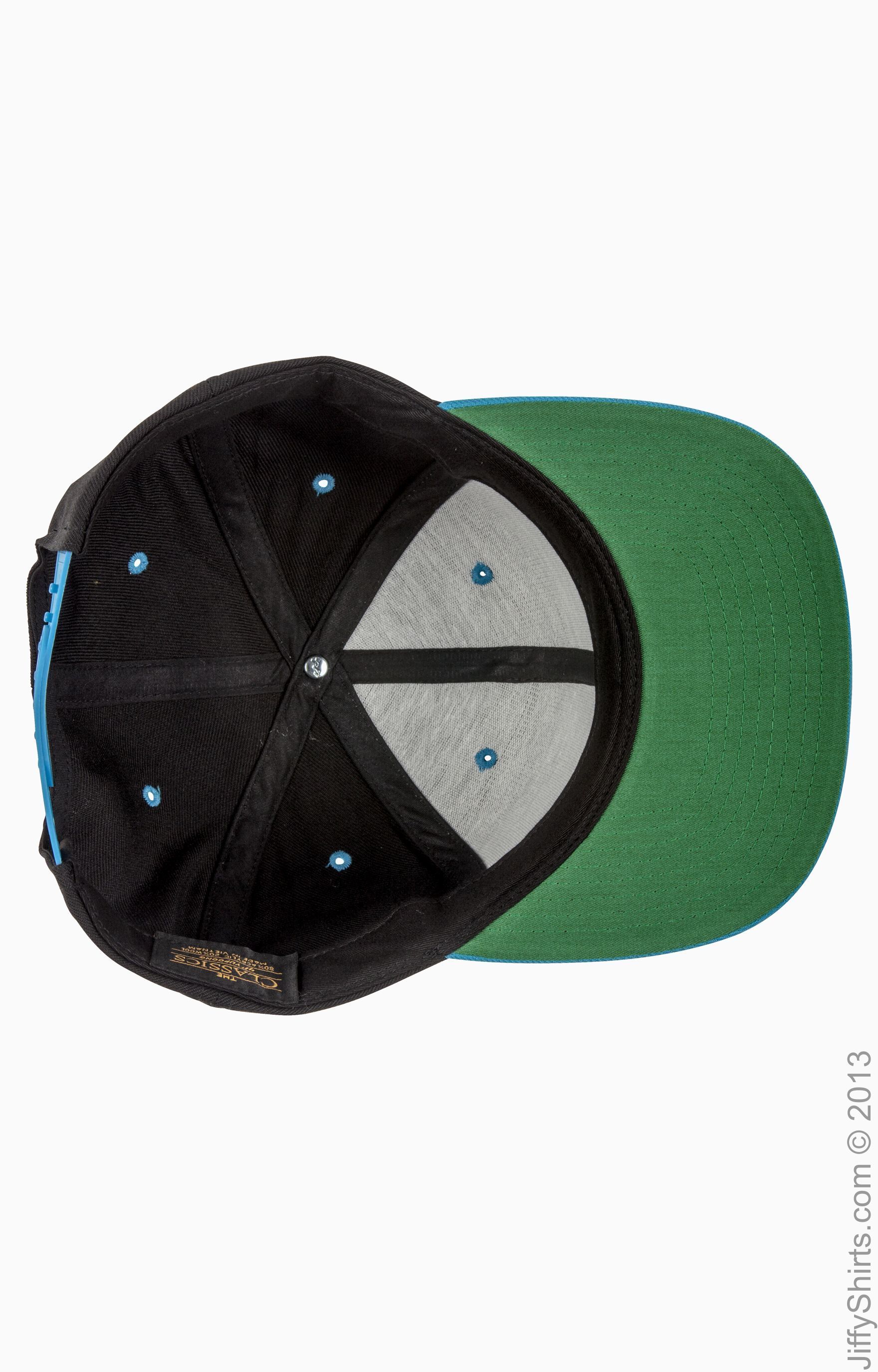 Yupoong 6089 Black / Teal