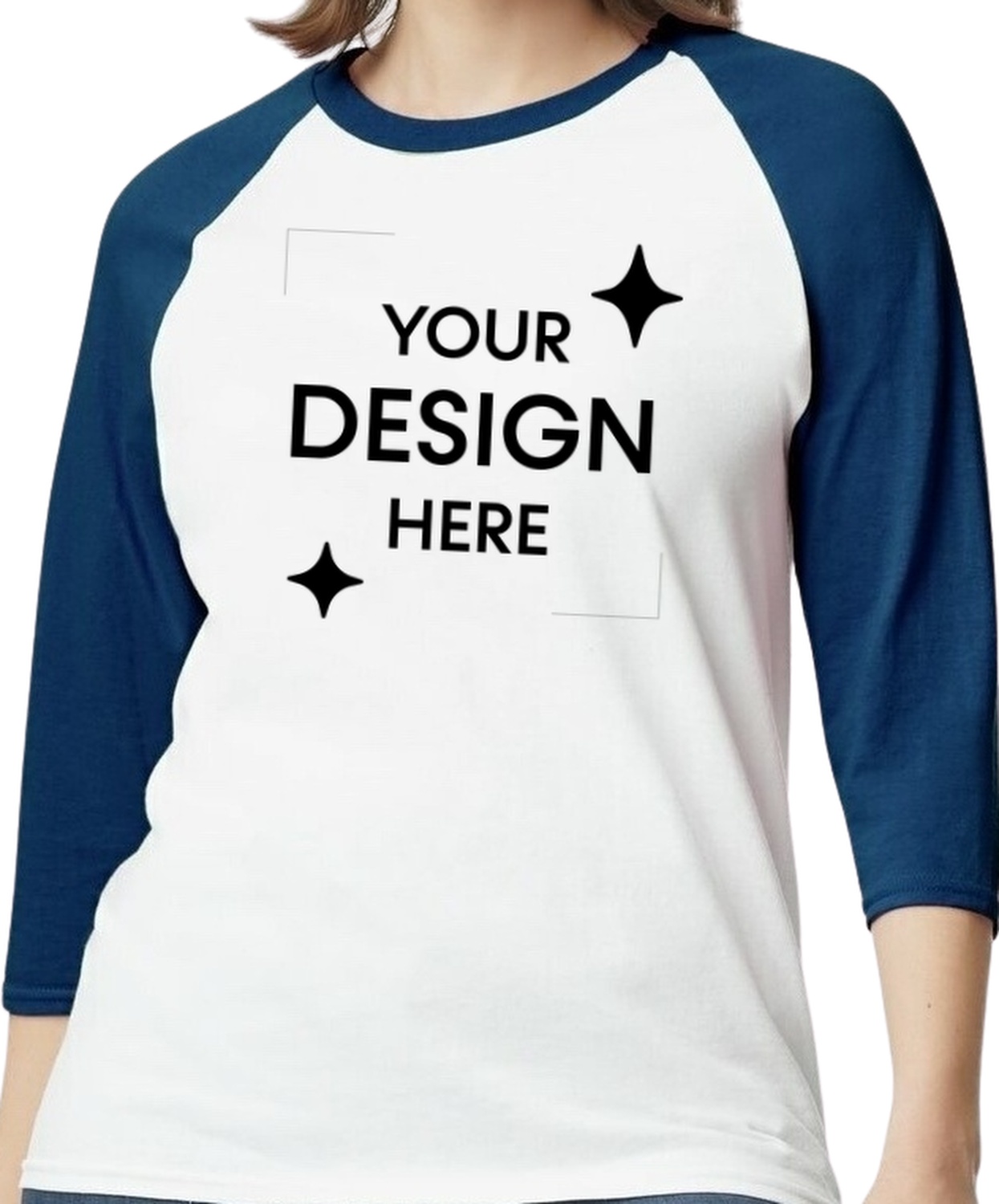 Unisex Heavy Cotton™ 3/4-Raglan Sleeve T-Shirt