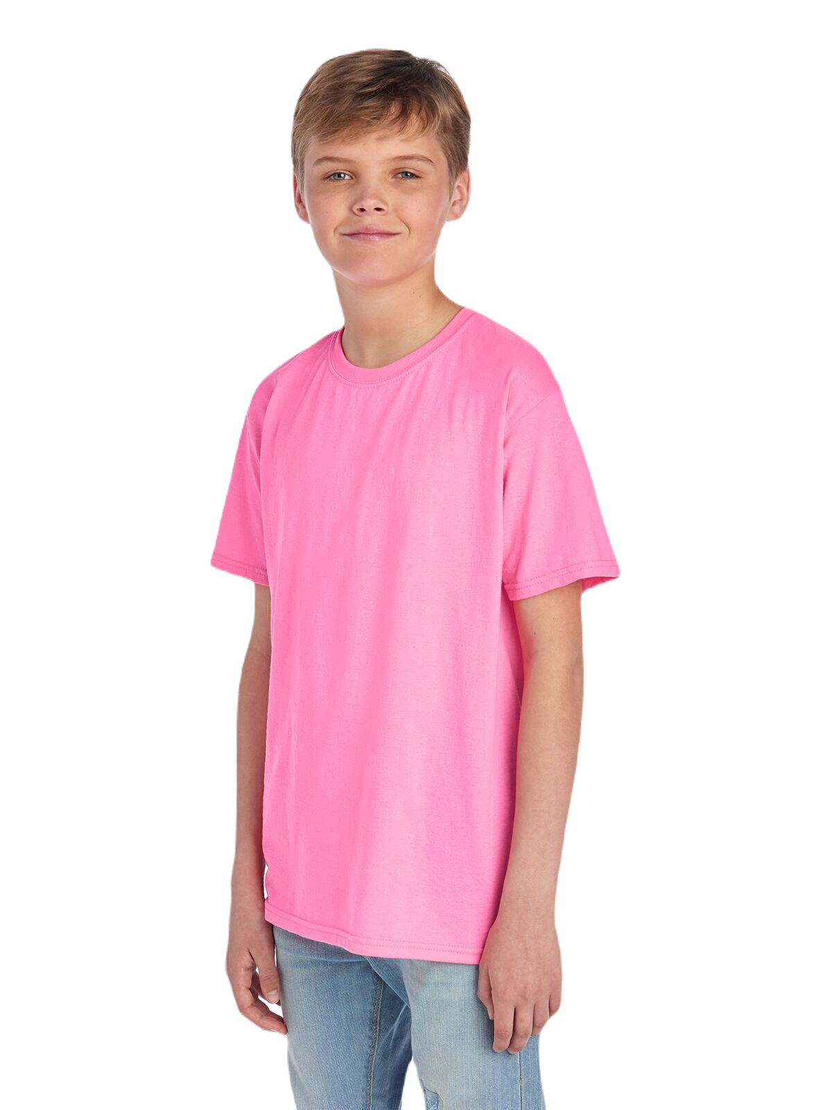 Fruit of the Loom 3931B Neon Pink