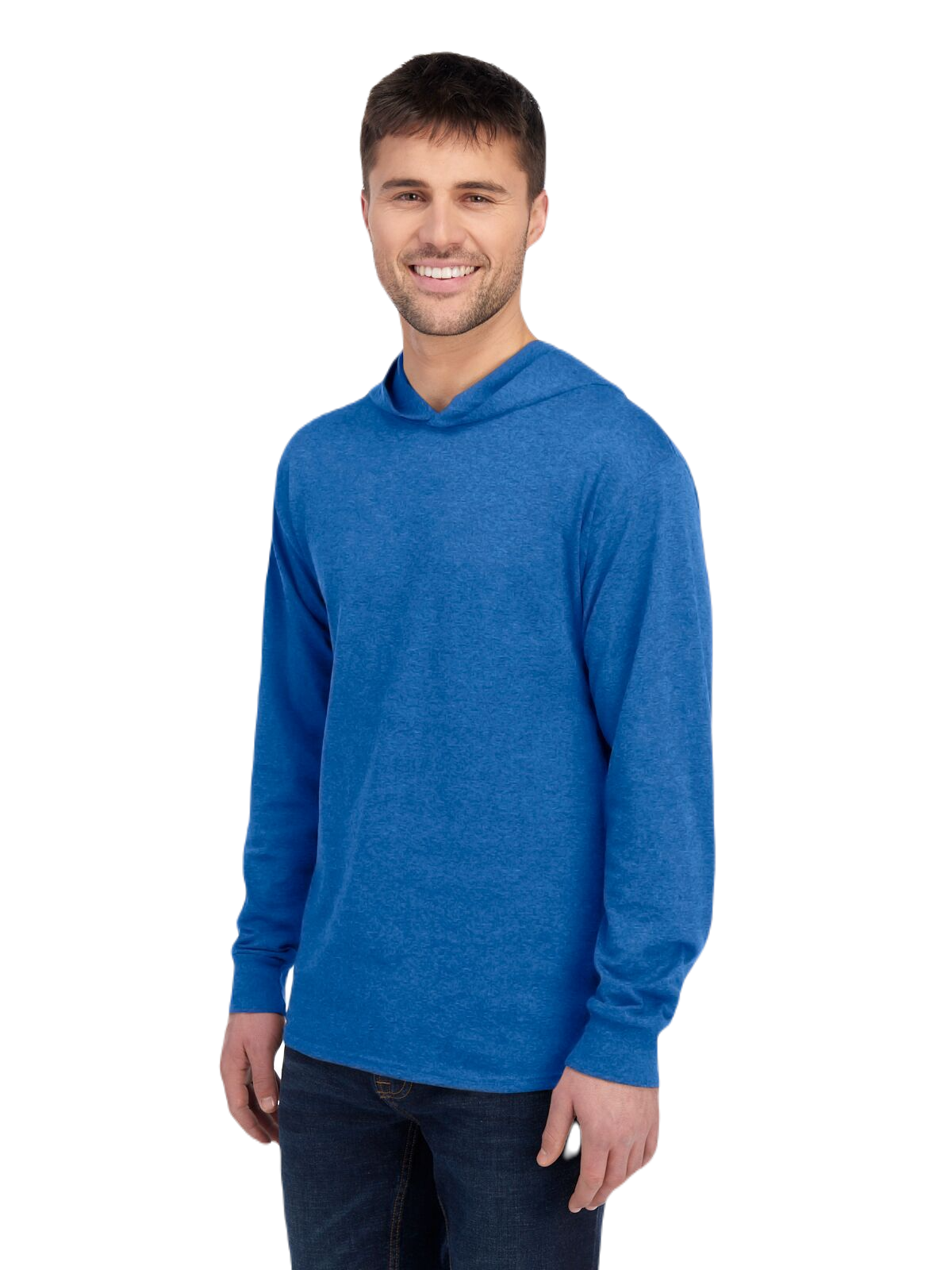 Fruit of the Loom 4LSHFL Retro Heather Royal