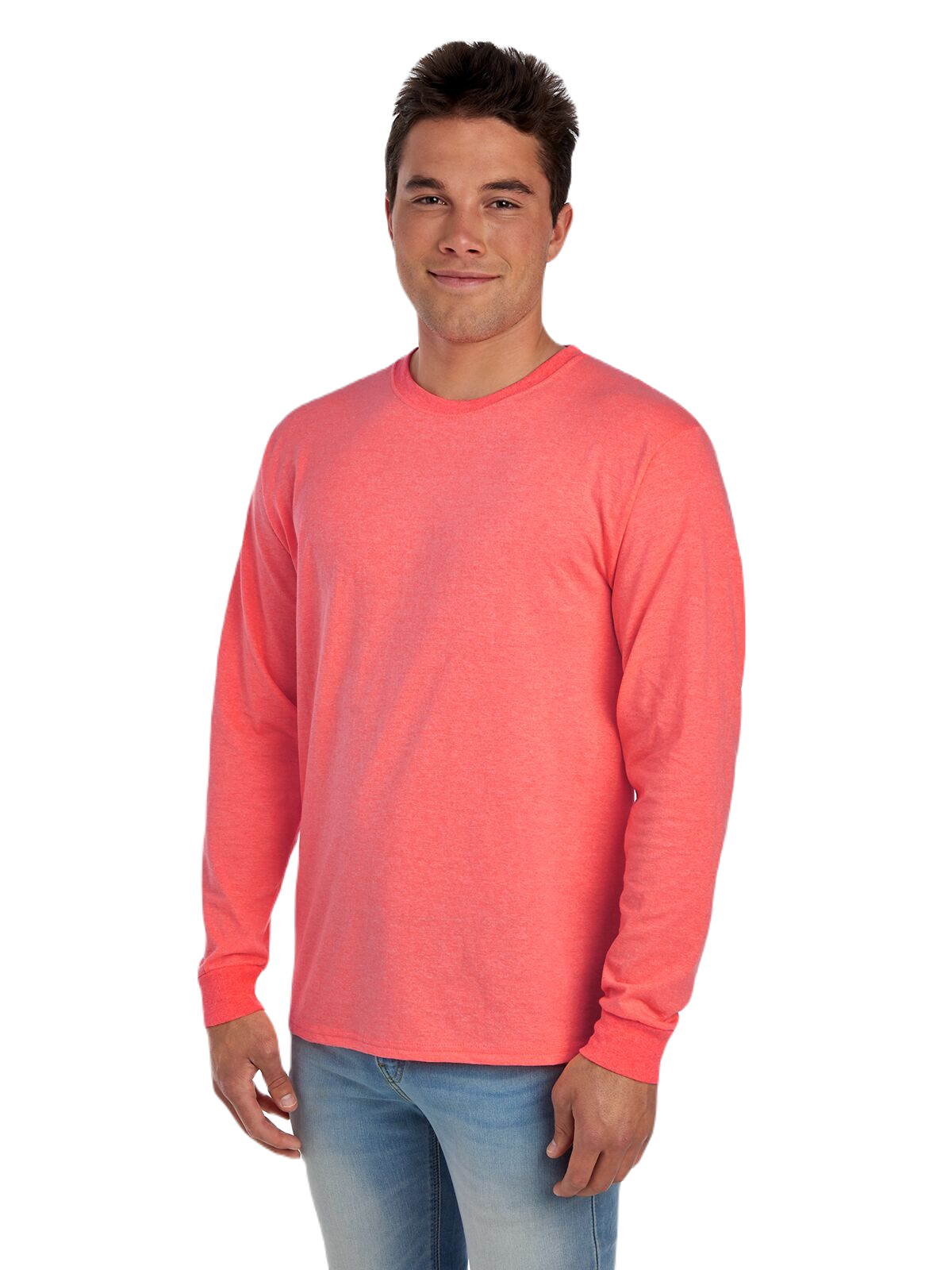 Fruit of the Loom 4930 Retro Heather Coral