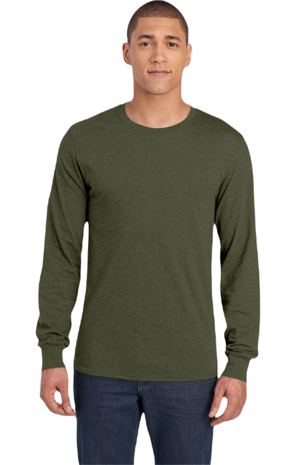 Fruit of the Loom IC47LSR Military Green Heather