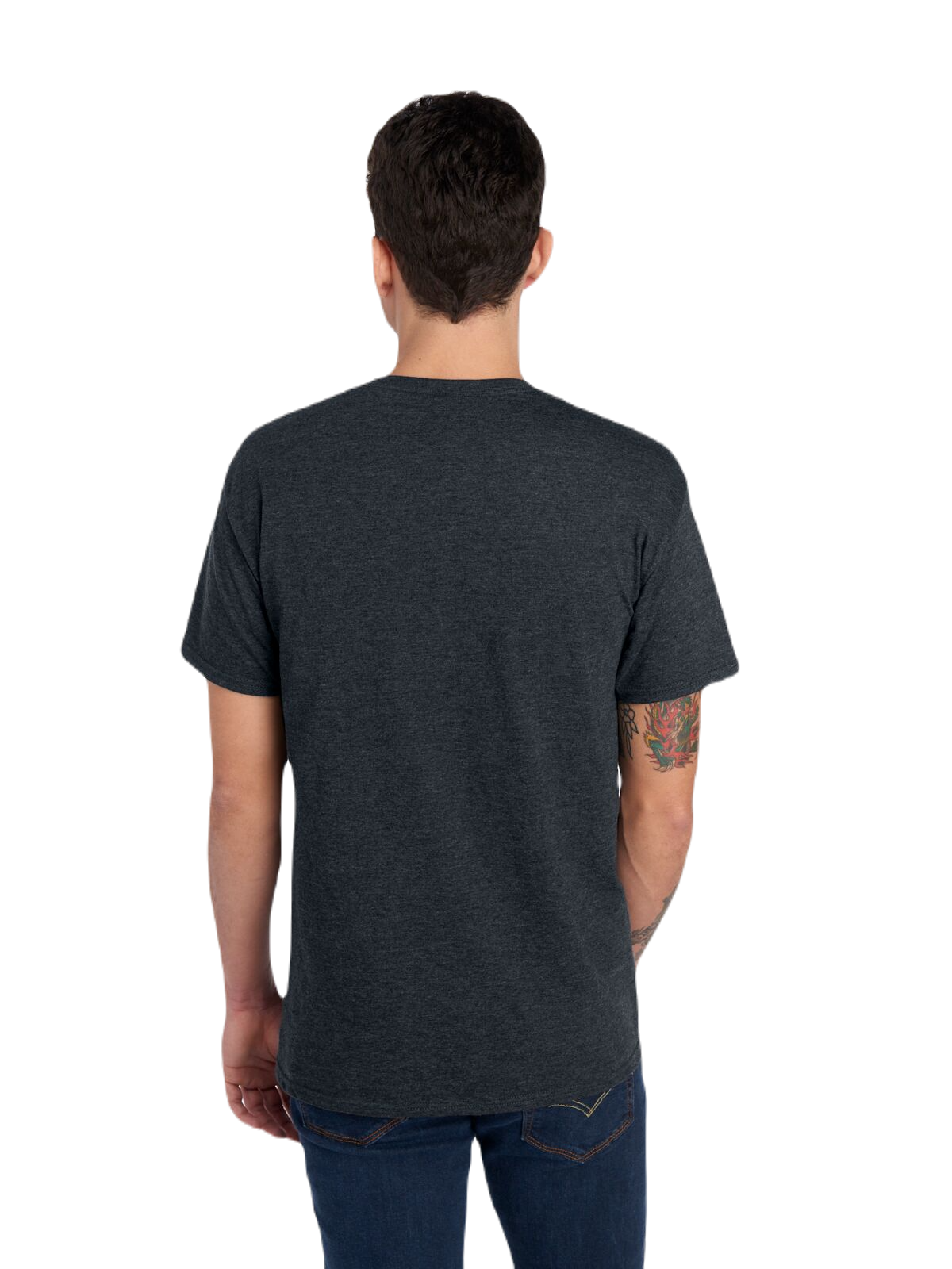 Fruit of the Loom IC47MR Black Ink Heather