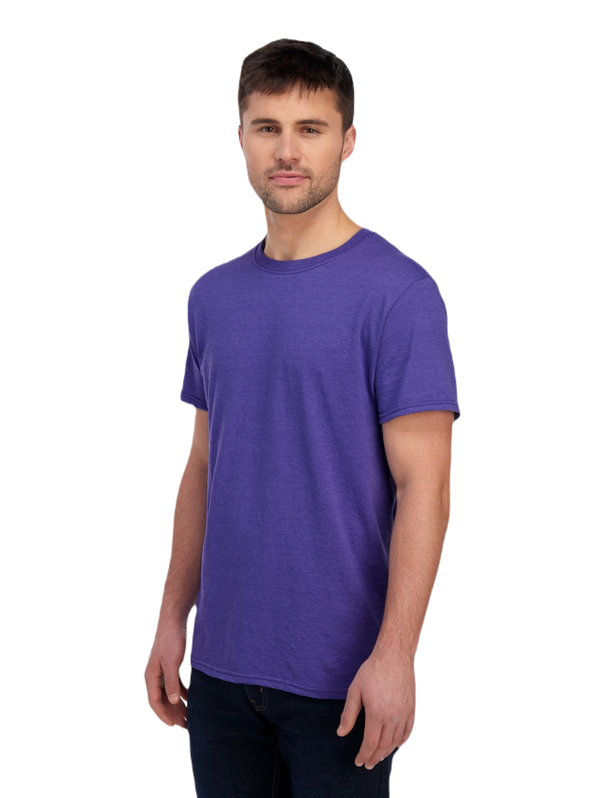 Fruit of the Loom IC47MR Retro Heather Purple