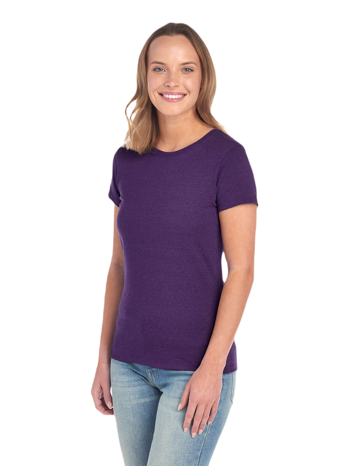 Fruit of the Loom SSFJR Heather Grape