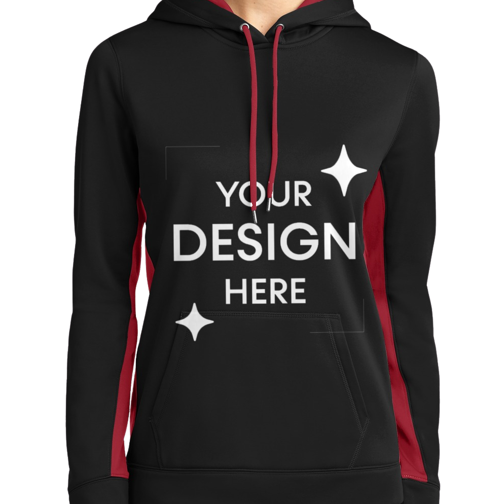 Women's Sport-Wick Fleece Colorblock Hooded Pullover