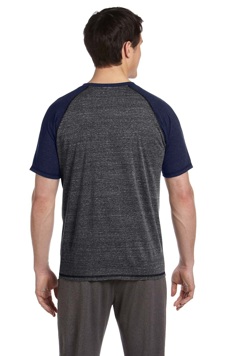 All Sport M1101 Gray Heather / Navy Heather Triblend