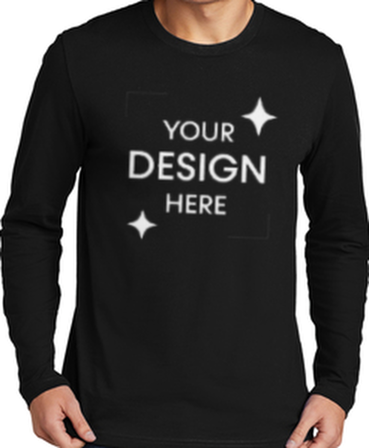 Men's Cotton Long-Sleeve Crew