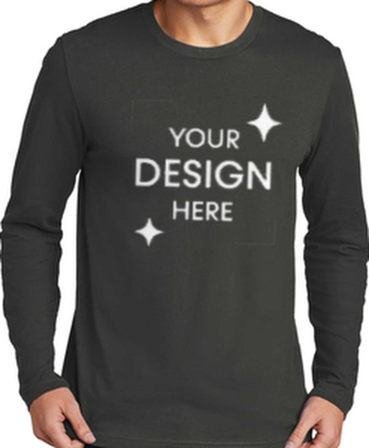 Men's Cotton Long-Sleeve Crew