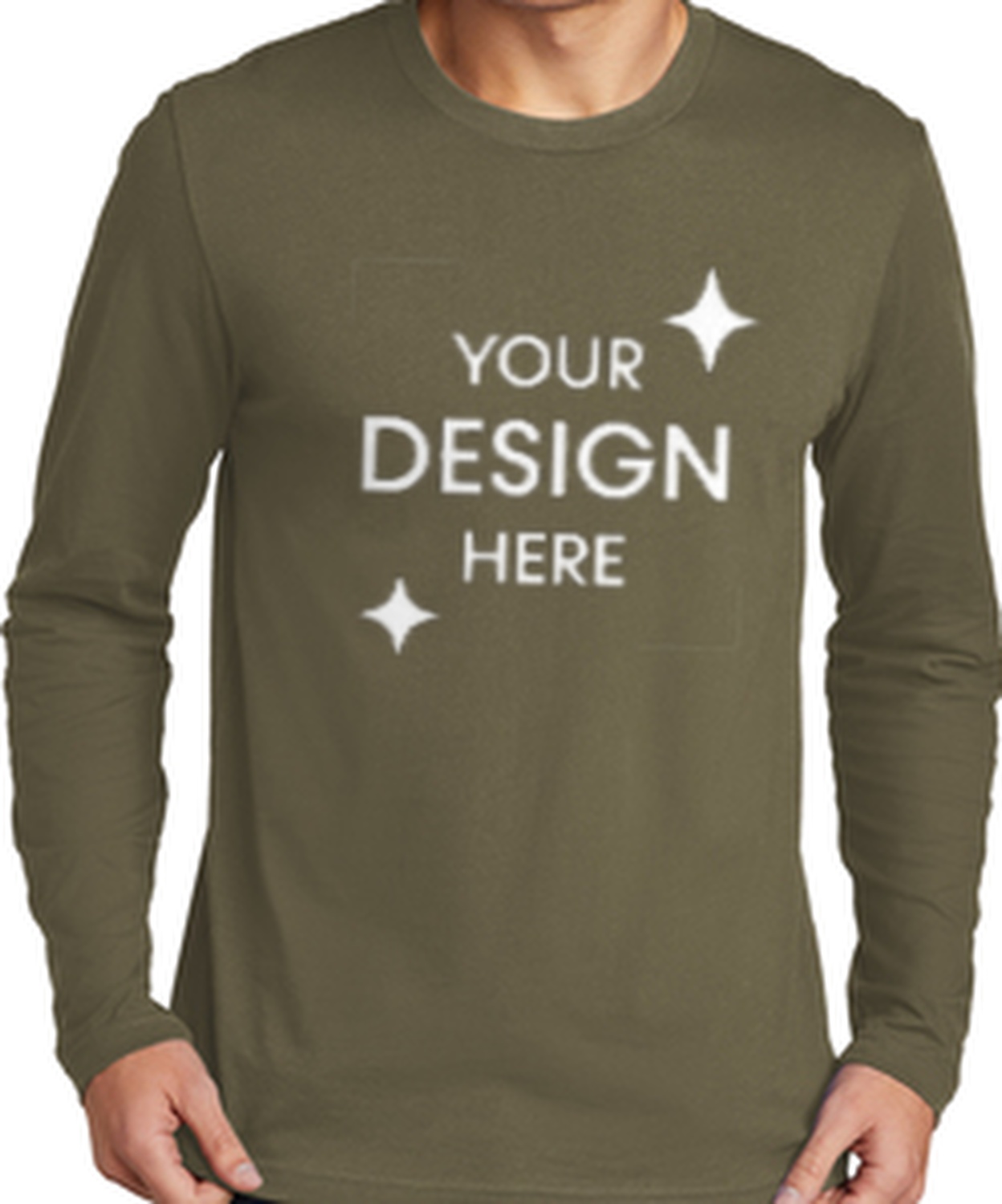 Men's Cotton Long-Sleeve Crew