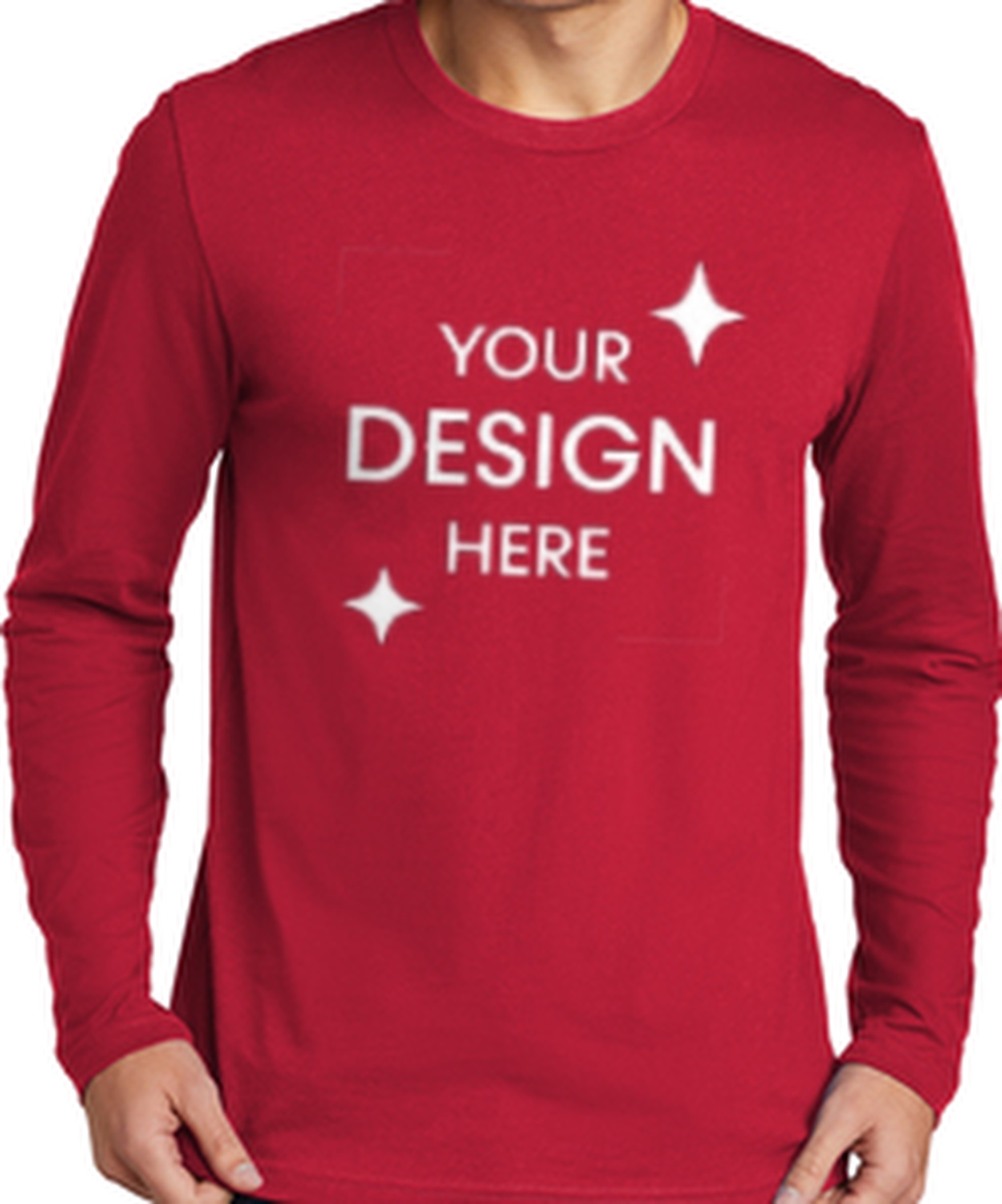 Men's Cotton Long-Sleeve Crew