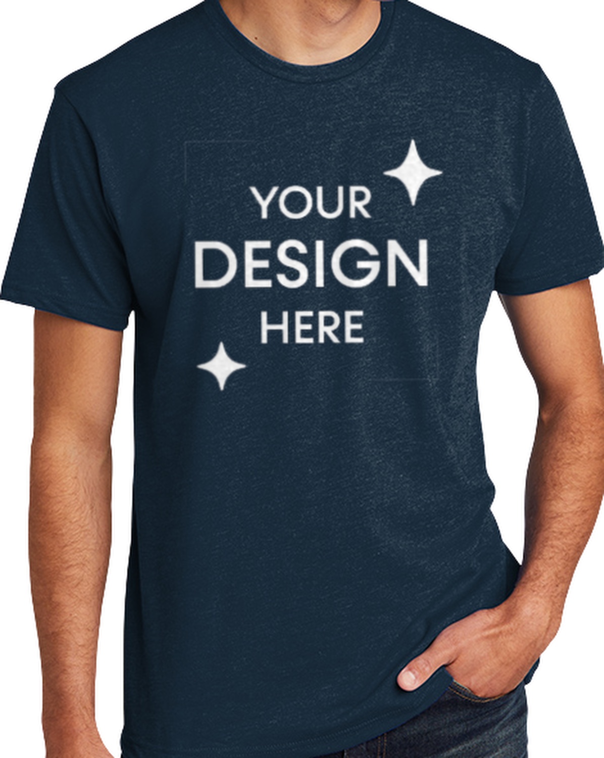 Unisex CVC Crewneck T-Shirt